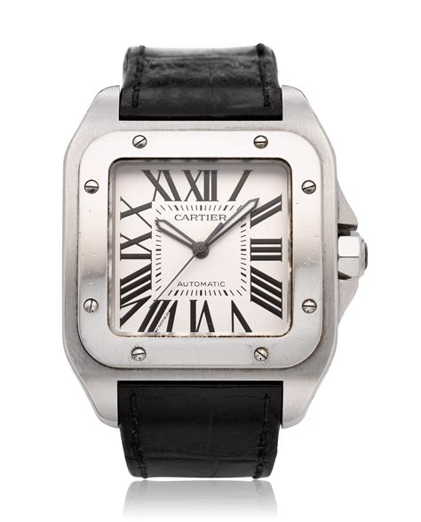 cartier santos watch price|cartier santos 100 price list.